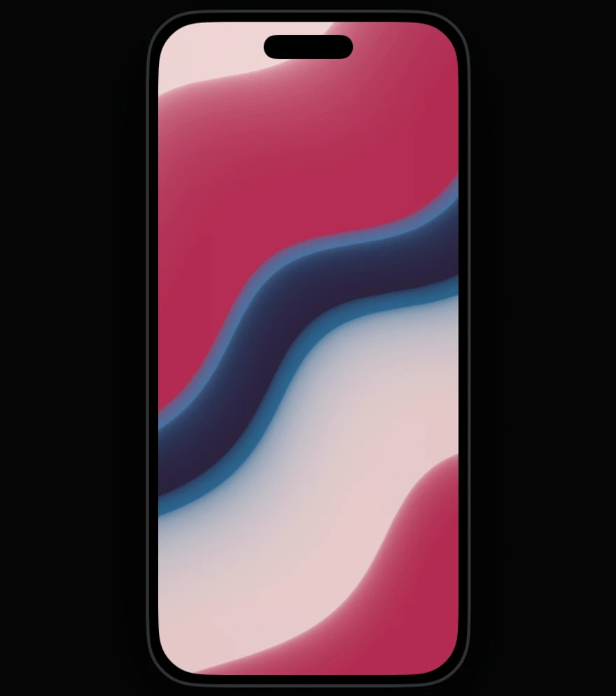 Preview of a wallpaper on an iPhone in the Mac app.